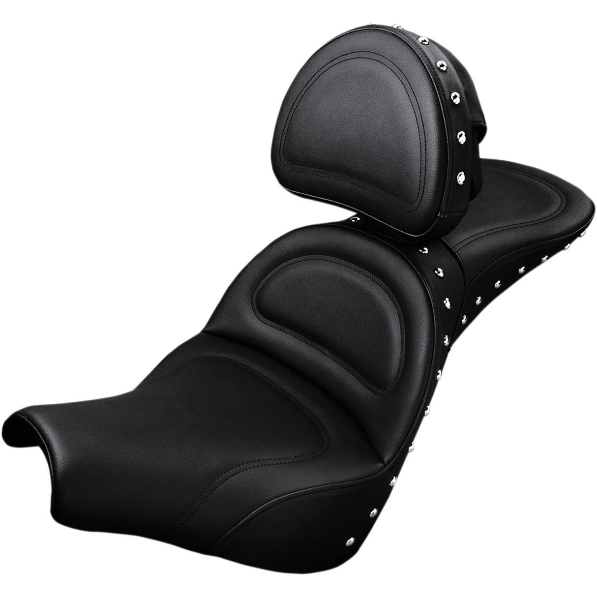 Saddlemen Explorer Special Seat — Includes Backrest Studded With Backrest - 818-30-040 For Harley Softail 2018-2025