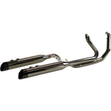 KHROME WERKS 1800-2482 201445 2-into-2 Dominator Exhaust System with 4-1/2" Mufflers - Eclipse® - FL