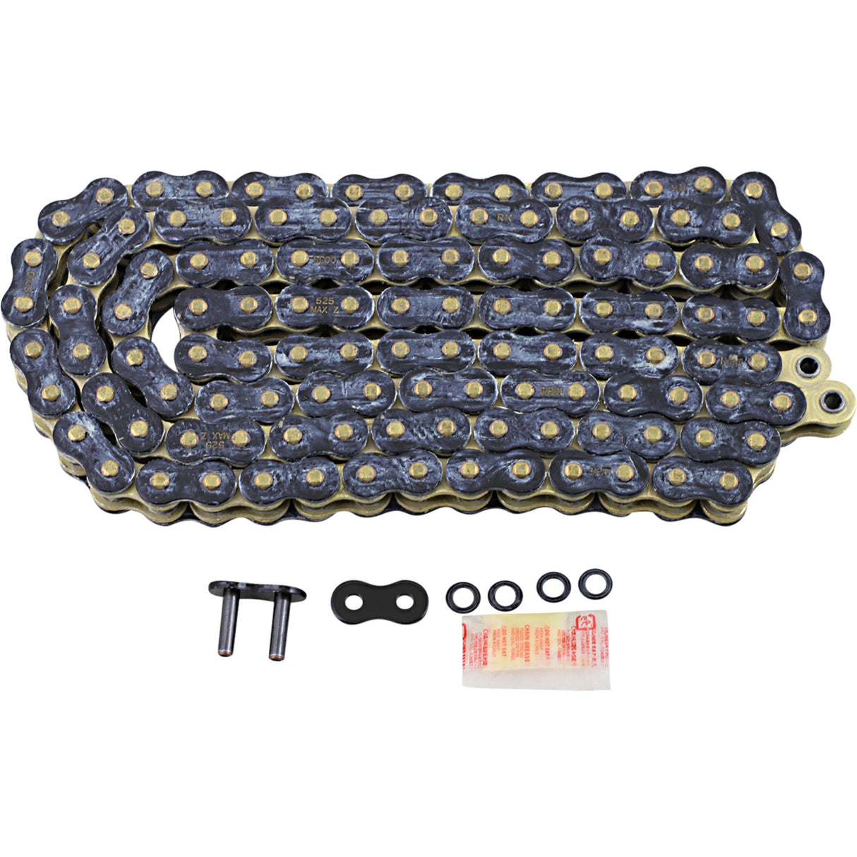 RK 1223-1022 525MAXZ-120-BG 525 Max Z Chain 525 Max Z - Drive Chain - 120 Links - Black & Gold