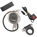 DRAG SPECIALTIES Programmable Mini Electronic Speedometer with Odometer/Tripmeter
