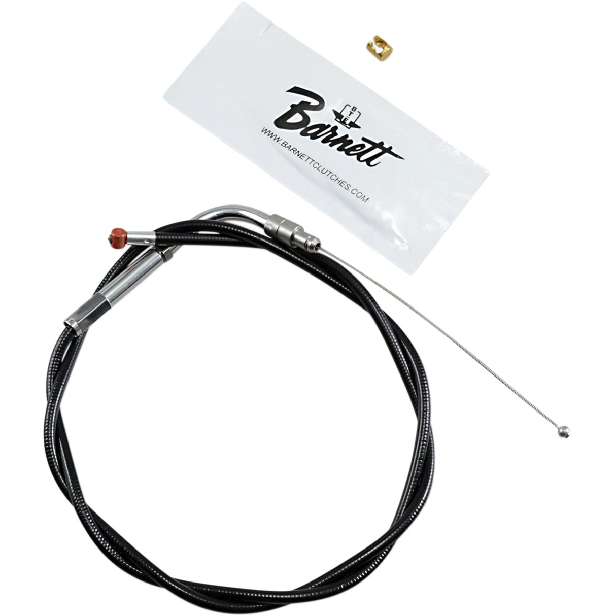 Barnett Black Vinyl Throttle Idle Cable 32" Length - 308-96-DS For Harley Sportster 1996-2003