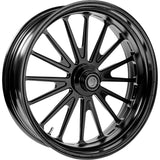 RSD 0201-2355 12047106TRSASMB Traction Wheel - Front - Dual Disc/with ABS - 21x3.5 - Black Ops™ - '08+ FLH