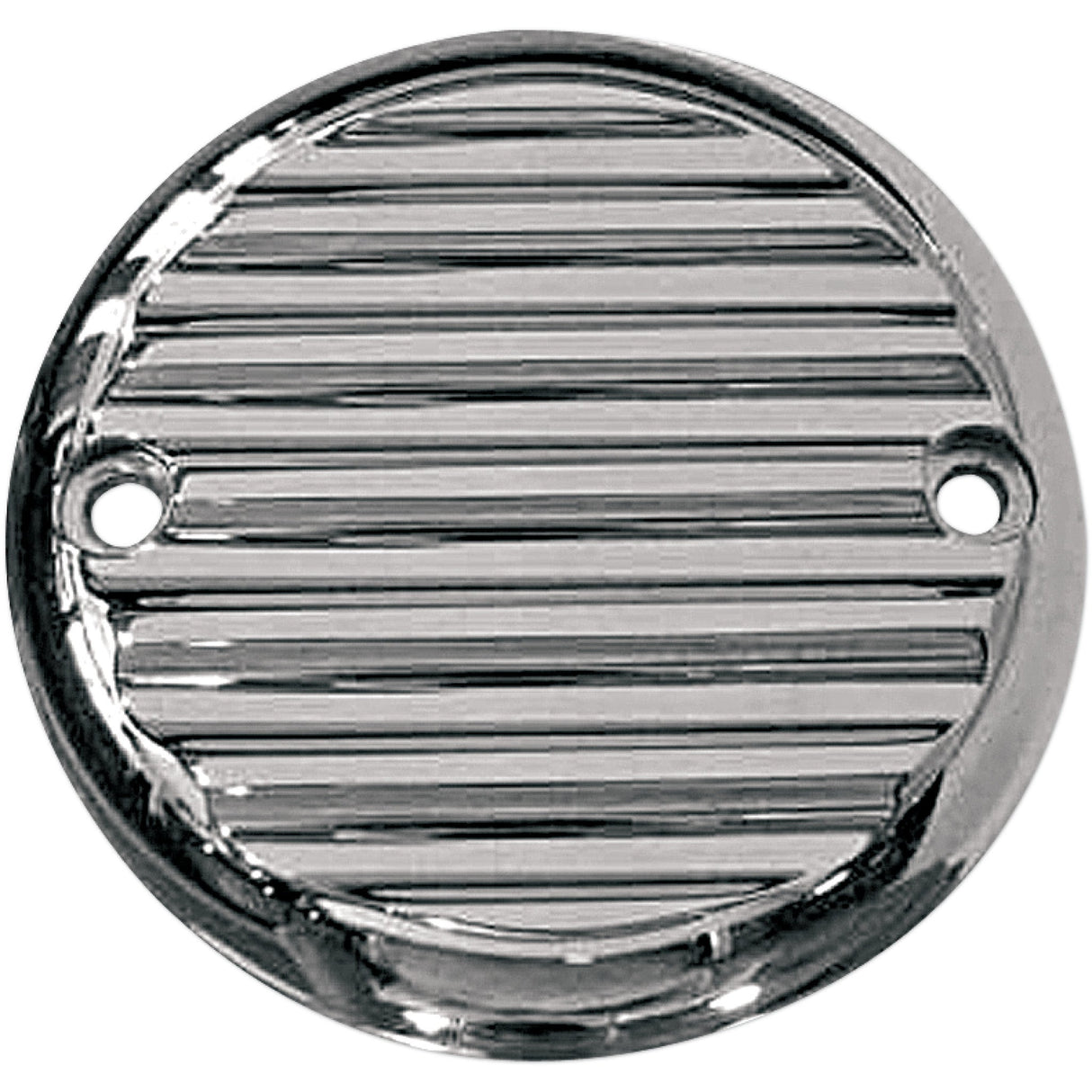 JOKER MACHINE 0940-0581 02-98FN Points Cover - Finned - 2 Hole - Chrome