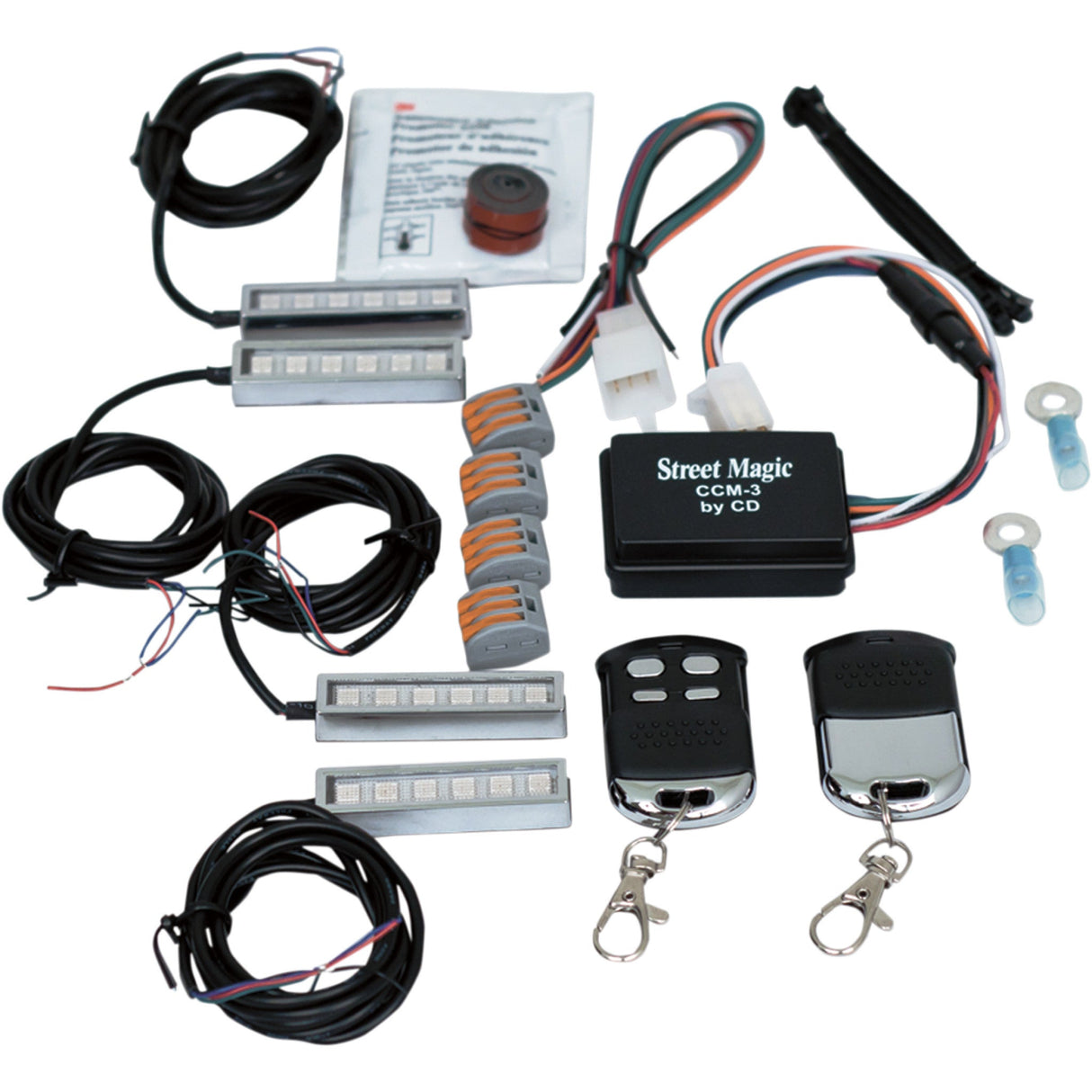 CUSTOM DYNAMICS 2040-2045 TMWZ01BM6 Magical Wizards™ Color Changing LED Accent Lights Starter Kit Magical Wizard™ Starter Kit - Bluetooth