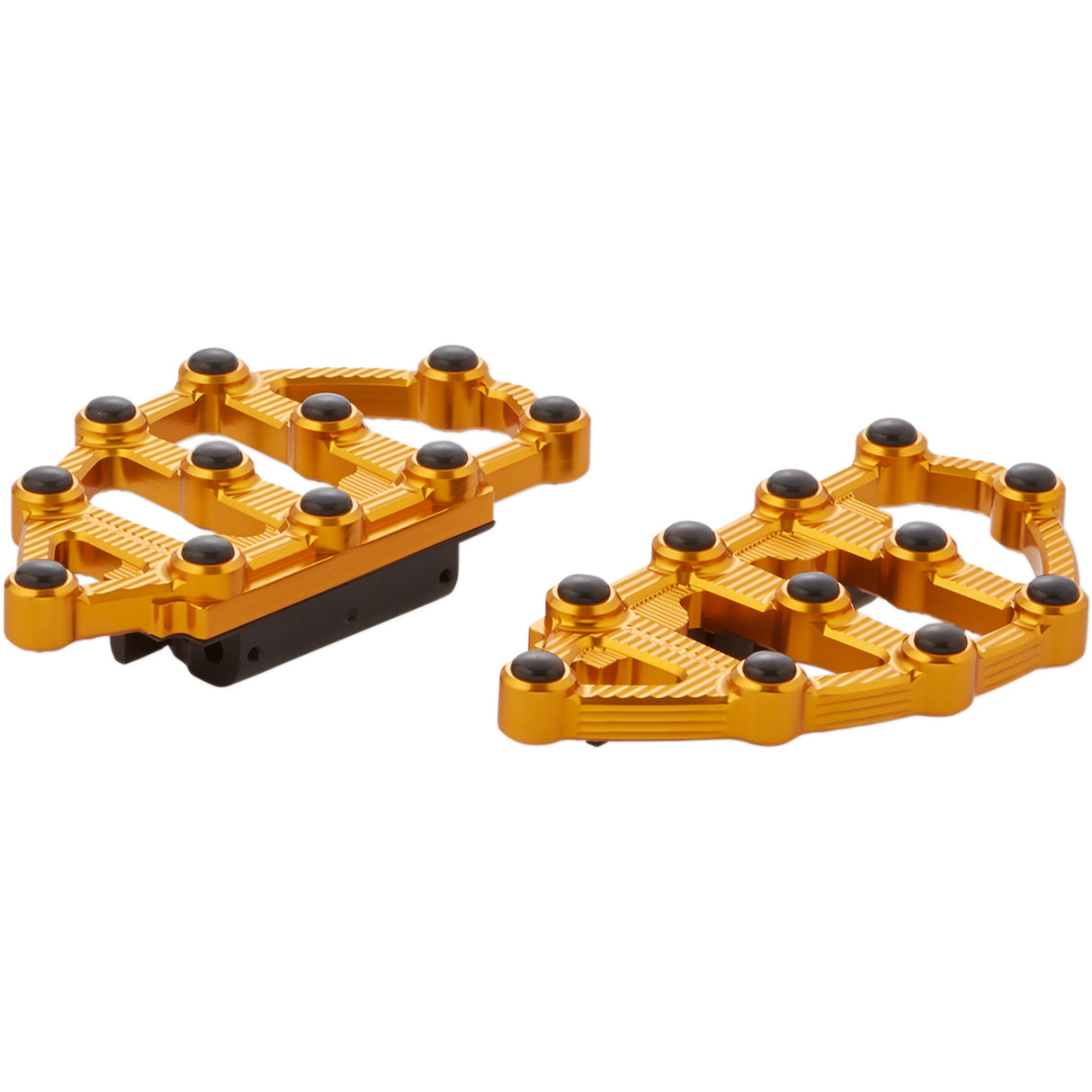 ARLEN NESS 1621-0950 06-899 MX Billet Floorboards - MX Passenger Floorboards - Gold