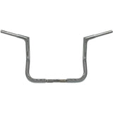 FAT Baggers INC. 1-1/4" EZ Install Flat Top Handlebar 12" Chrome - 705012 For Harley Touring 1986-2022