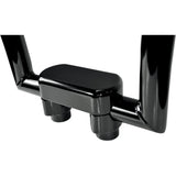 LA CHOPPERS 0602-0613 LA-7442-01B Solid Handlebar Riser & Top Clamp Kit - Risers - Solid Top - 1-1/2" - Black