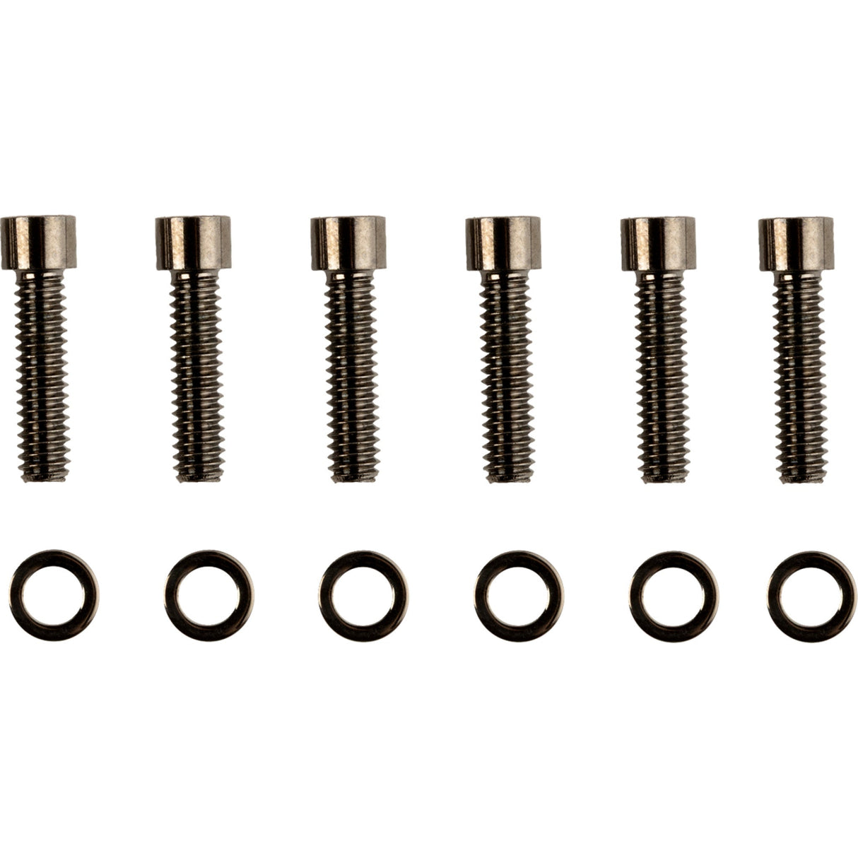 Drag Specialties M-Eight Bolt Kit Transmission Top Cover Smooth Socket-Head Black Chrome M8 For Harley Motorcycles 2017-2021