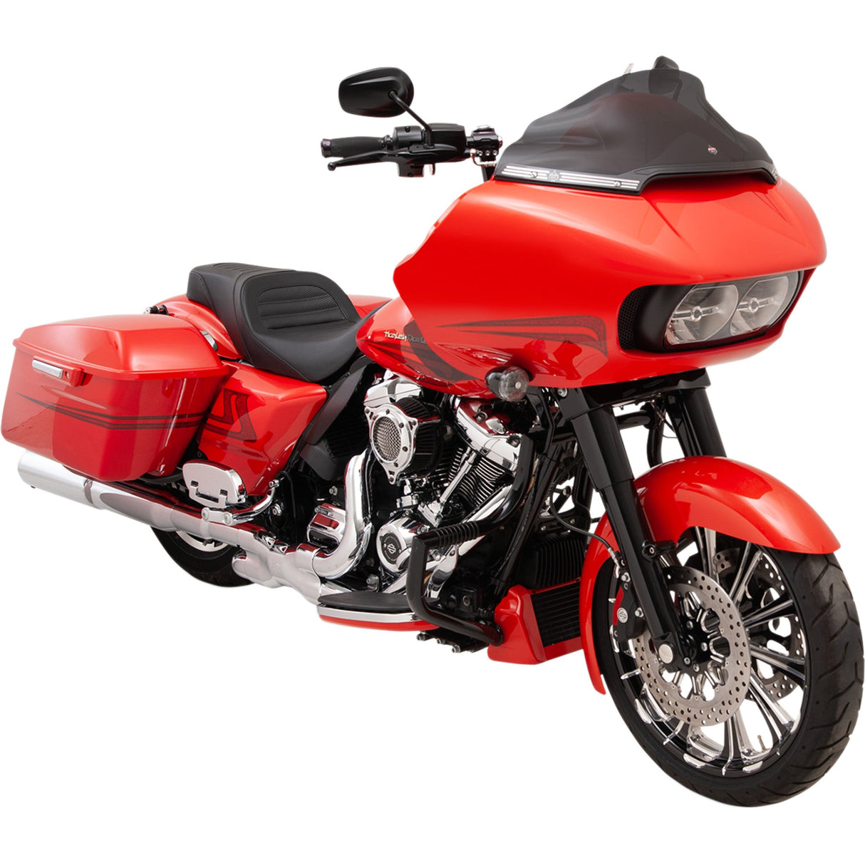 Klock Werks Sport Flare® Windshield 9" Dark Smoke - KWW-01-0326 For Harley Road Glide 2015-2025