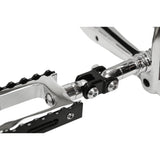 LA CHOPPERS 1620-1222 LA-7202-01B Early-style Footpeg Mount Adapters - Male Footpeg Adapters - Black
