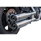 S&S Cycle Grand National Slip-On Mufflers Chrome Race Only - 4110-156-R For Indian Scout 2019-2023