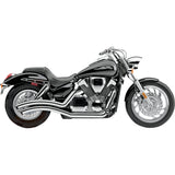 Cobra Speedster Swept 2-Into-2 Exhaust System - 1230 Honda VTX1300C 2004-2009