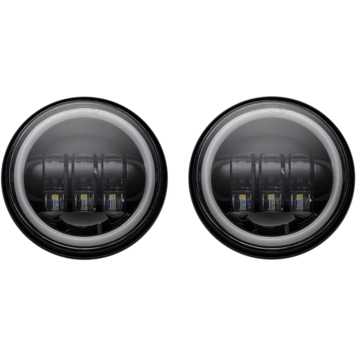 CUSTOM DYNAMICS 2001-2380 CD-45-B 4.5" Passing Lamps with Halo - Black