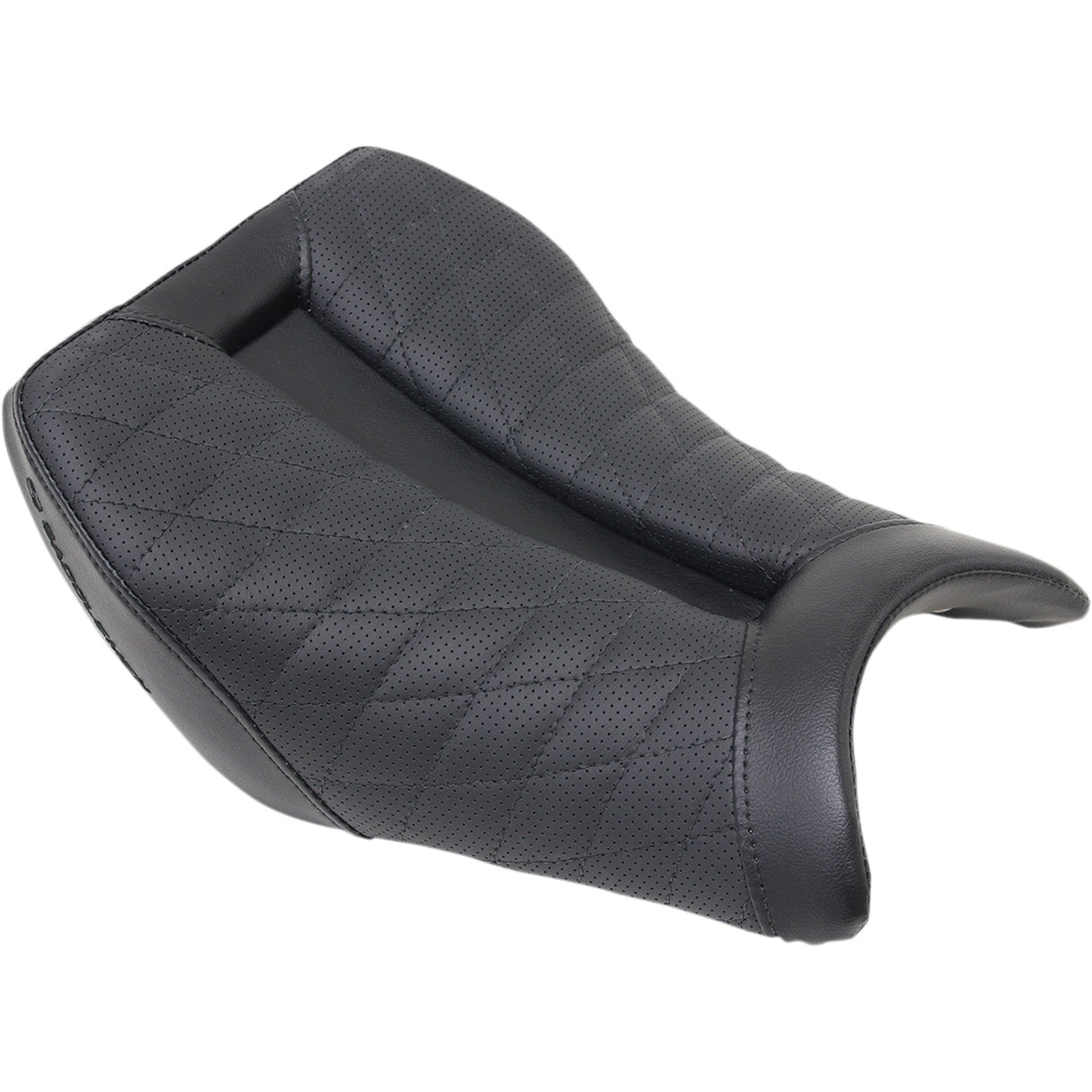SADDLEMEN 0810-1666 0810-BM44 Track Lattice Stitch Seat — Solo Seat Track Seat - Lattice Stitch - Black - S1000RR '12-'18