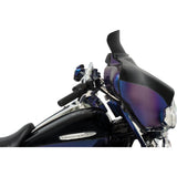 Memphis Shades Spoiler Replacement Windshield For OE Fairings 5" Dark Black Smoke - MEP84310 For Harley Touring 1996-2013