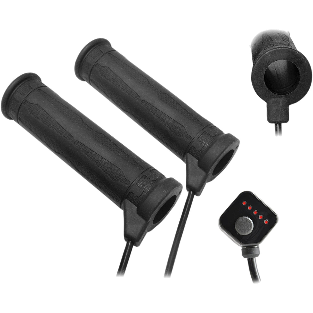 KOSO NORTH AMERICA 0631-0169 AM10710G 5 Level Thumb Throttle Heated Grips Grips - Heated - Thumb Throttle - 5 Level - 7/8"