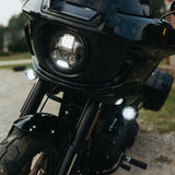 Custom Dynamics Genesis® 4 Amber White LED Turn Signal Inserts - GEN-4-AW-1157 For Harley Motorcycles 2000-2025
