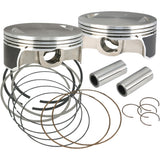 S&S CYCLE 0910-3659 106-3964A Forged Piston Kit for Hot Set Up Kits® - +.020"