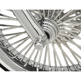 COVINGTONS 0214-0240 C0010-C Axle Cover - Axle Covers - Front - Dimpled - Chrome - Pair - '08-'23