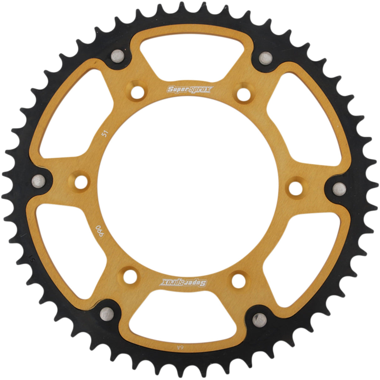 SUPERSPROX 1210-2059 RST-990-51-GLD Stealth Rear Sprocket 51 tooth - gold - husaberg/husqvarna/ktm