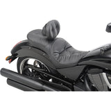 DRAG SPECIALTIES Ez Glide II™ Backrest Compatible Low-Profile Leather Touring Seat Driver's - Vegas
