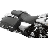 Drag Specialties Backrest Compatible Solo Seat — Mild Stitched Solo Seat Mild Stitched Driver Backrest FLH - 0801-0493 For Harley Touring 1997-2007