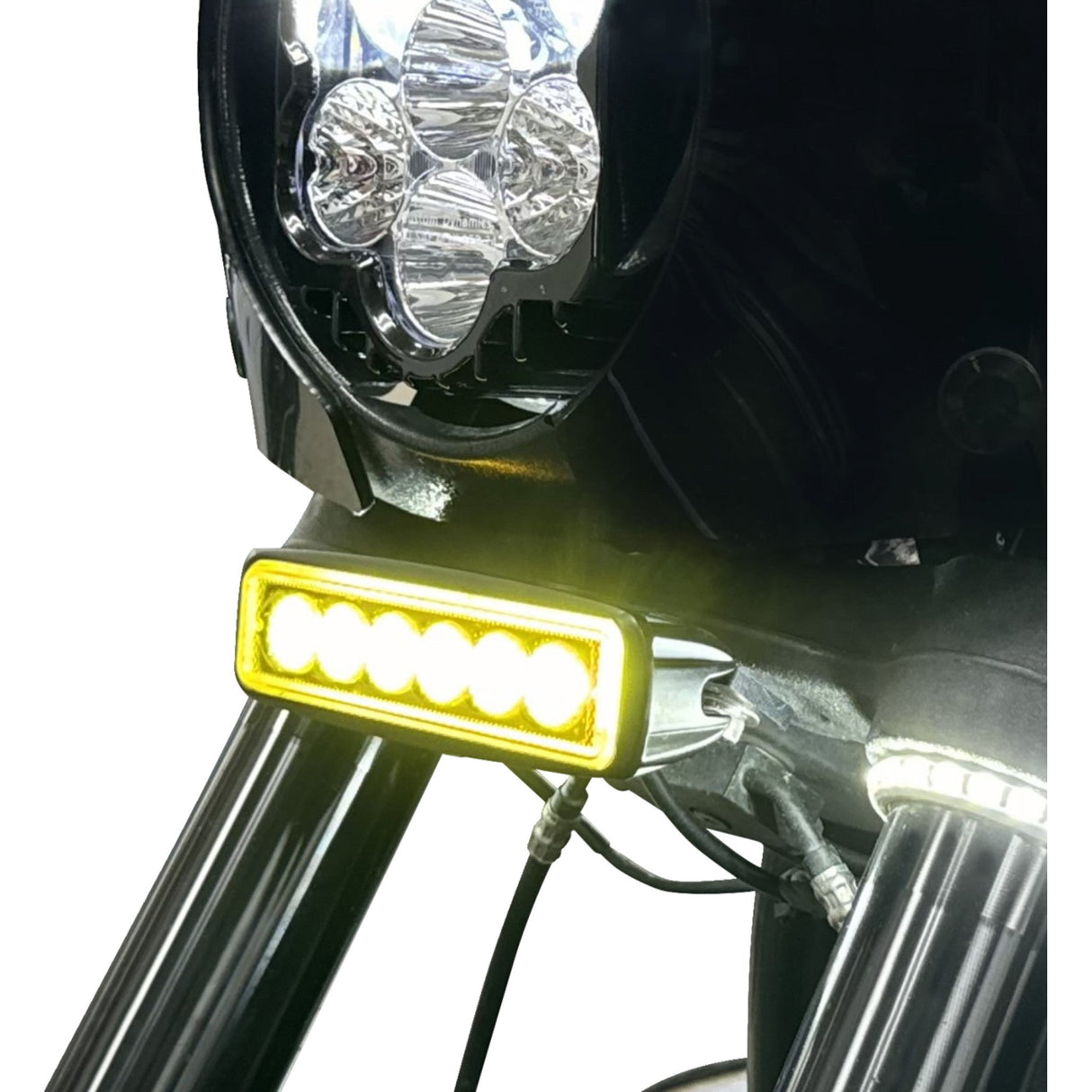 CUSTOM DYNAMICS 2040-3255 LB-HP-LRS Mounting Bracket Mount - Light Bar - Textured Satin Black - FXLRS