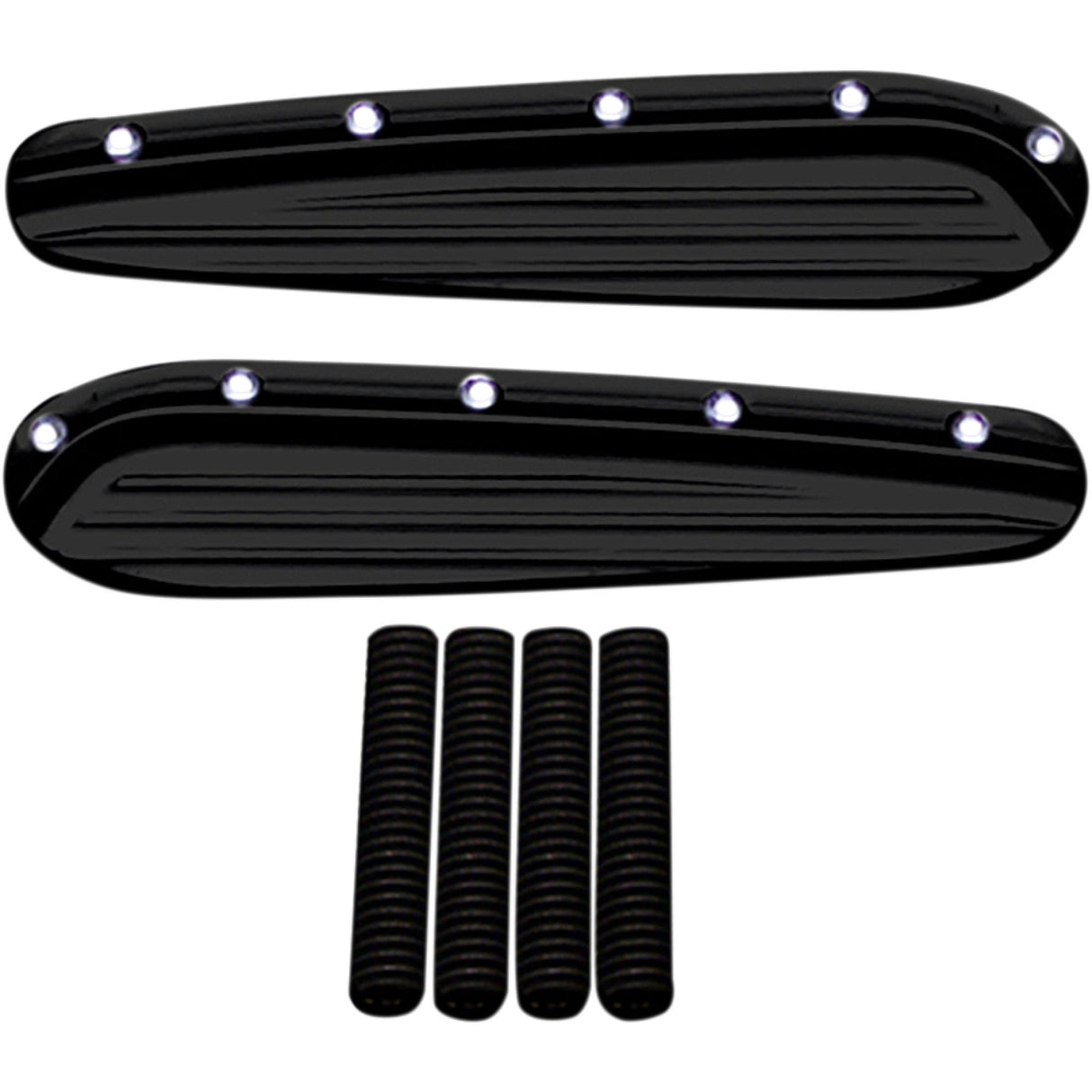 COVINGTONS 0412-0266 C1307-B Turn Signal Eliminators - Dimpled - Black
