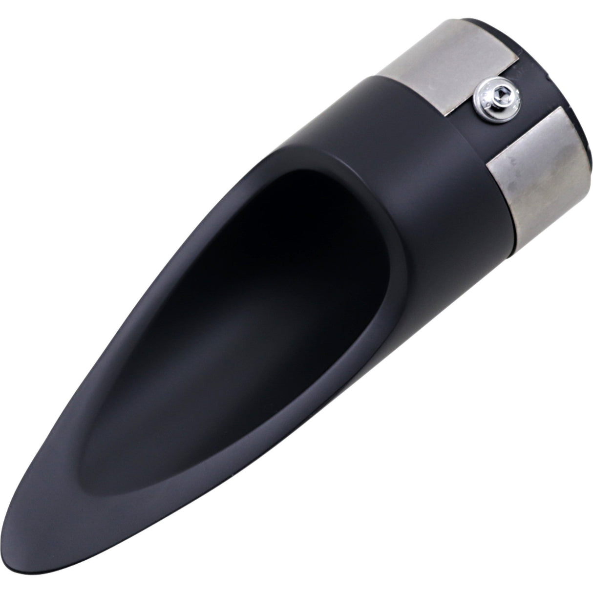 BARON 1812-0199 BA-1100-01B Family Jewel Exhaust Tip black - scalloped