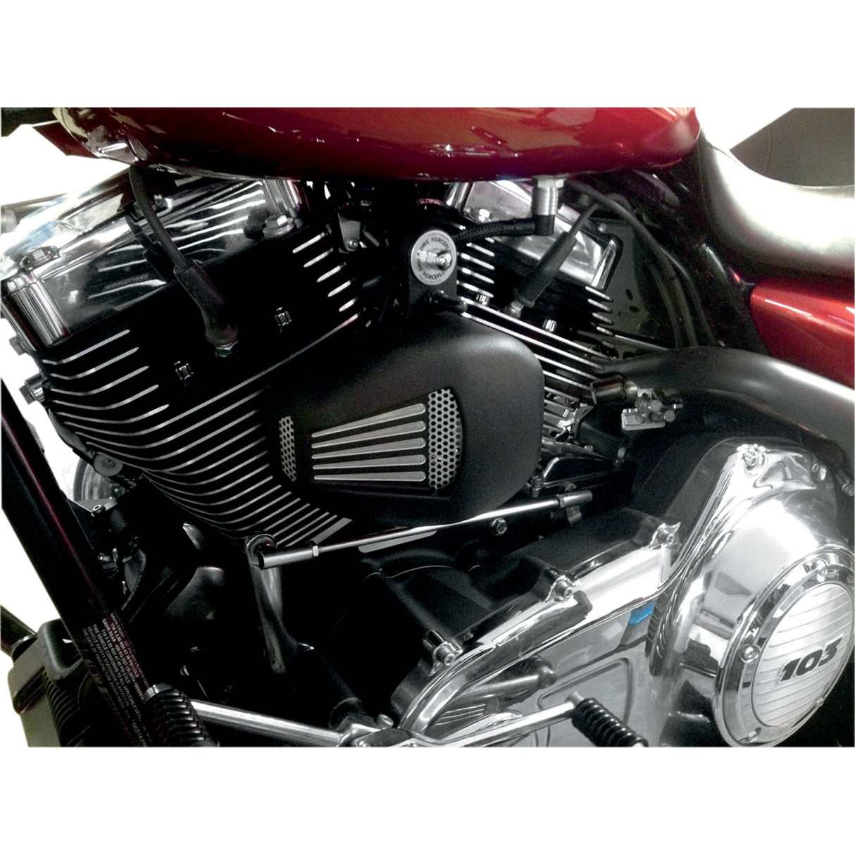 Jims Forceflow Cylinder Head Cooler Kit Black Twin Cam Touring - 5401 For Harley Touring 1998-2016