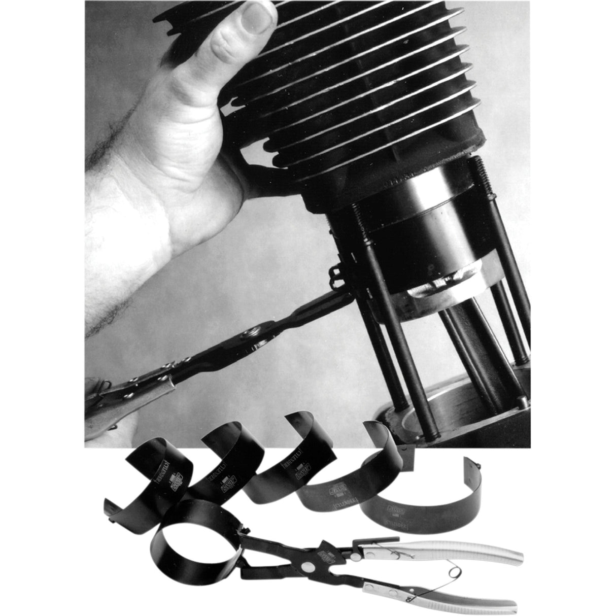 JIMS 3801-0291 1236 Piston Ring Compressor Set Ring - Piston - Compressor Kit