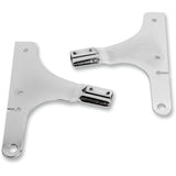 CYCLE VISIONS 1504-0010 CV-8075 Sissy Bar Side Plates Side Plates - FXSTD - Chrome