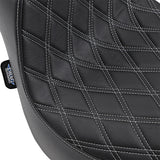 Drag Specialties Predator III Seat - 0802-1073 For Harley Softail 2018-2023