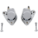 Drag Specialties Front And Rear Brake Caliper Kits Chrome Dual Kit For Harley Motorcycles 1984-1999
