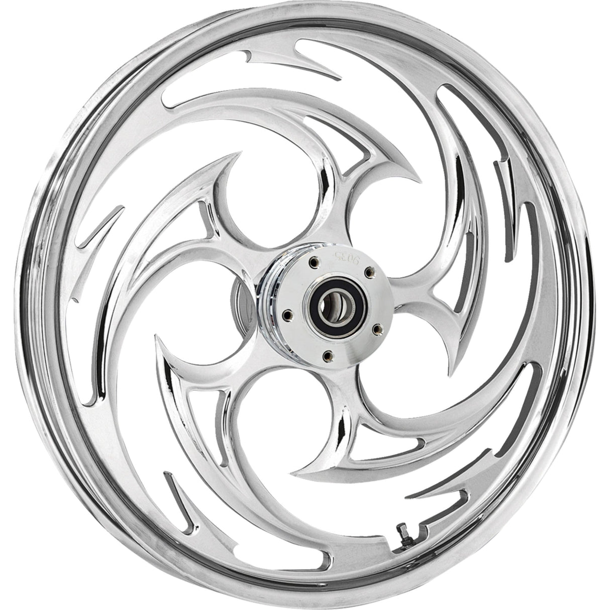 RC Components Savage Wheel Savage Front Chrome 21x3.5 - 0321350-85C257-21AC For Harley Touring 2024-2026