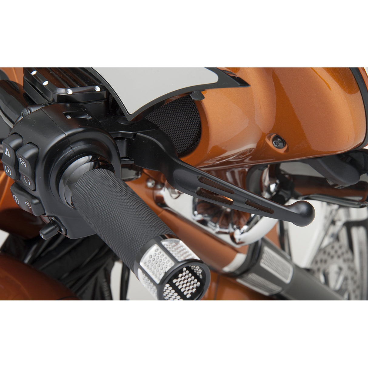DRAG SPECIALTIES Slotted Wide Blade Lever Set Levers