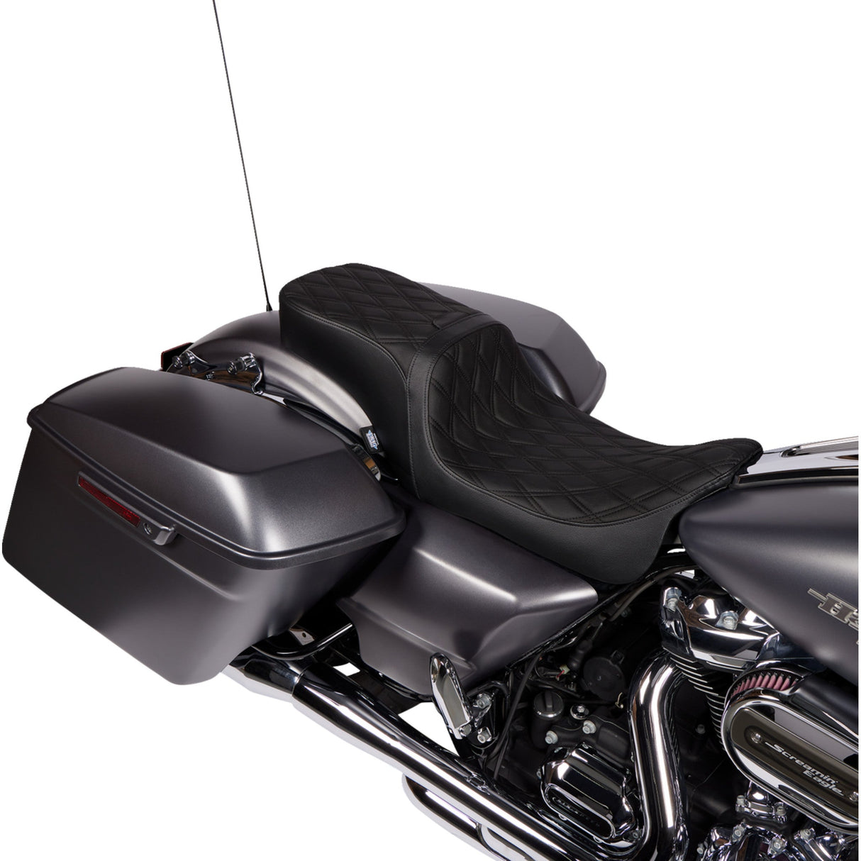 DRAG SPECIALTIES Performance Predator 2-Up Seat - Backrest '08-'23