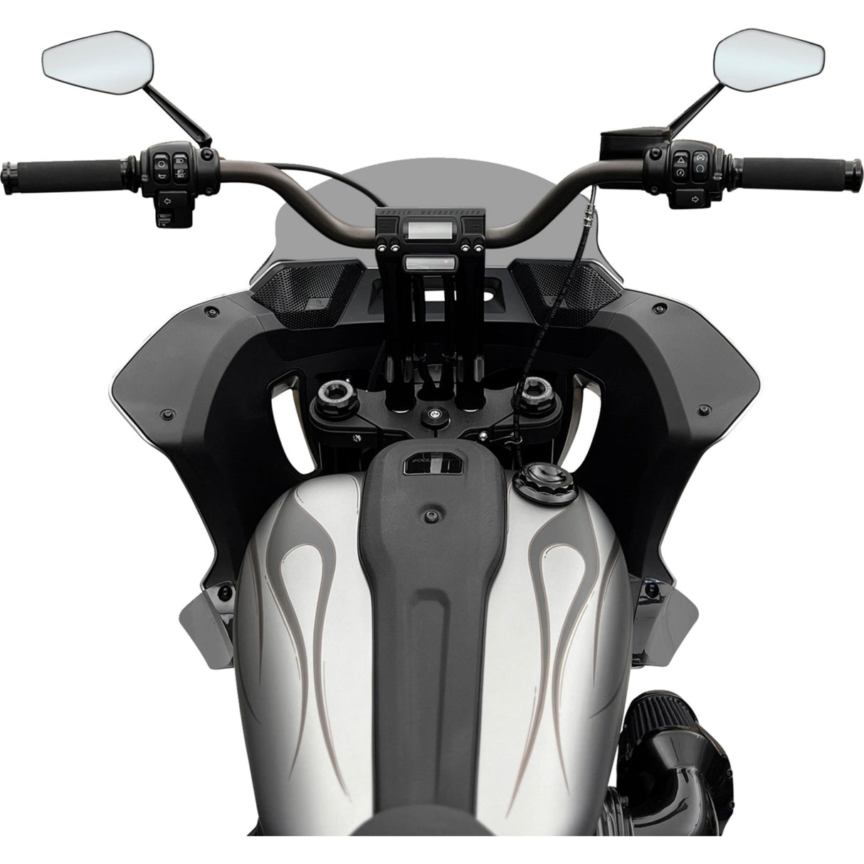 Kodlin USA Fastback Risers 10" Black - K55121 For Harley Softail 2018-2024