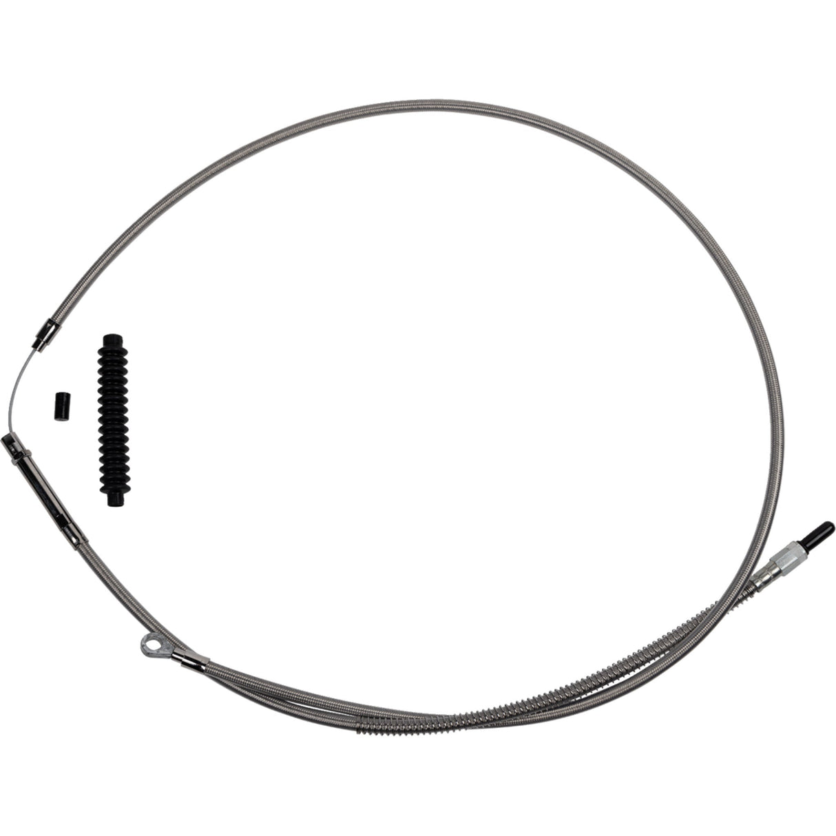 Barnett High-Efficiency Stainless Steel Clutch Cable For Harley-Davidson +8" - 102-30-10068-8 For Harley Touring 2021-2025