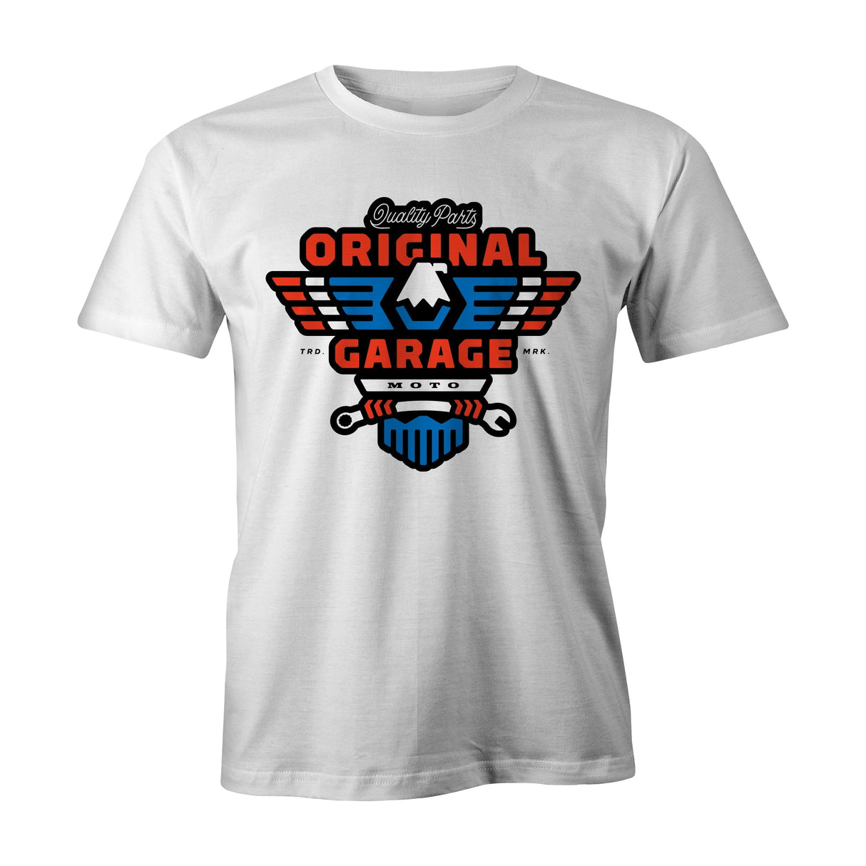Original Garage Moto American Eagle Tee - White