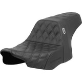 Saddlemen Pro Series SDC Performance Grip Seat Lattice Stitch Gripper Without Backrest - SC82307D0 For Harley Touring 2023-2026