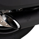 Vance & Hines Twin Slash Slip-On Muffler Black Softail - 46750 For Harley Softail 2025