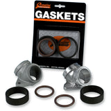 James Gasket Carburetor-to-Intake Manifold Seal Kit XL Panhead Shovelhead - JGI-27062-78-2 For Harley Motorcycles 1955-1985