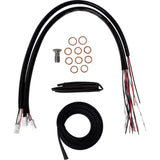 LA Choppers Complete Black Vinyl Braided Handlebar Cable Brake Line Kit 15"-17" Handlebars - LA-8059KT2-16B For Harley Touring 2023-2026