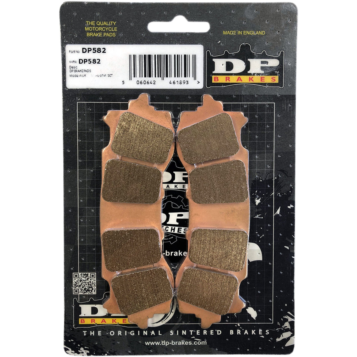 Dp Brakes Brake Pad - DP582 Honda Gold 2018-2026