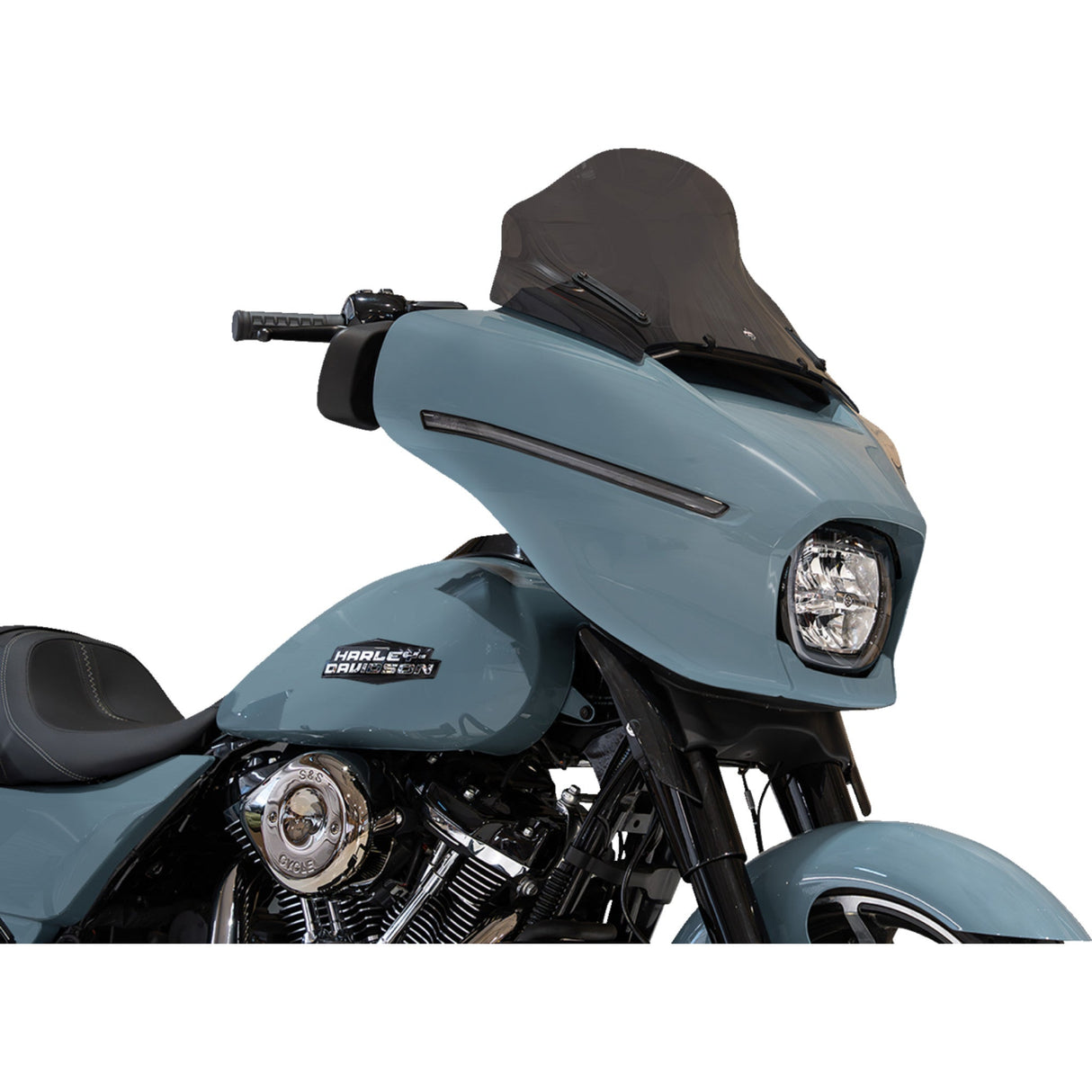 Klock Werks Flare® Windshield 12" Dark Smoke - KWW-01-0762-DS For Harley Street Glide 2023-2026