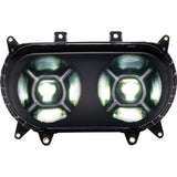 CUSTOM DYNAMICS 2001-2603 CD-RG-H-B Double-X LED Headlight - Black - Road Glide