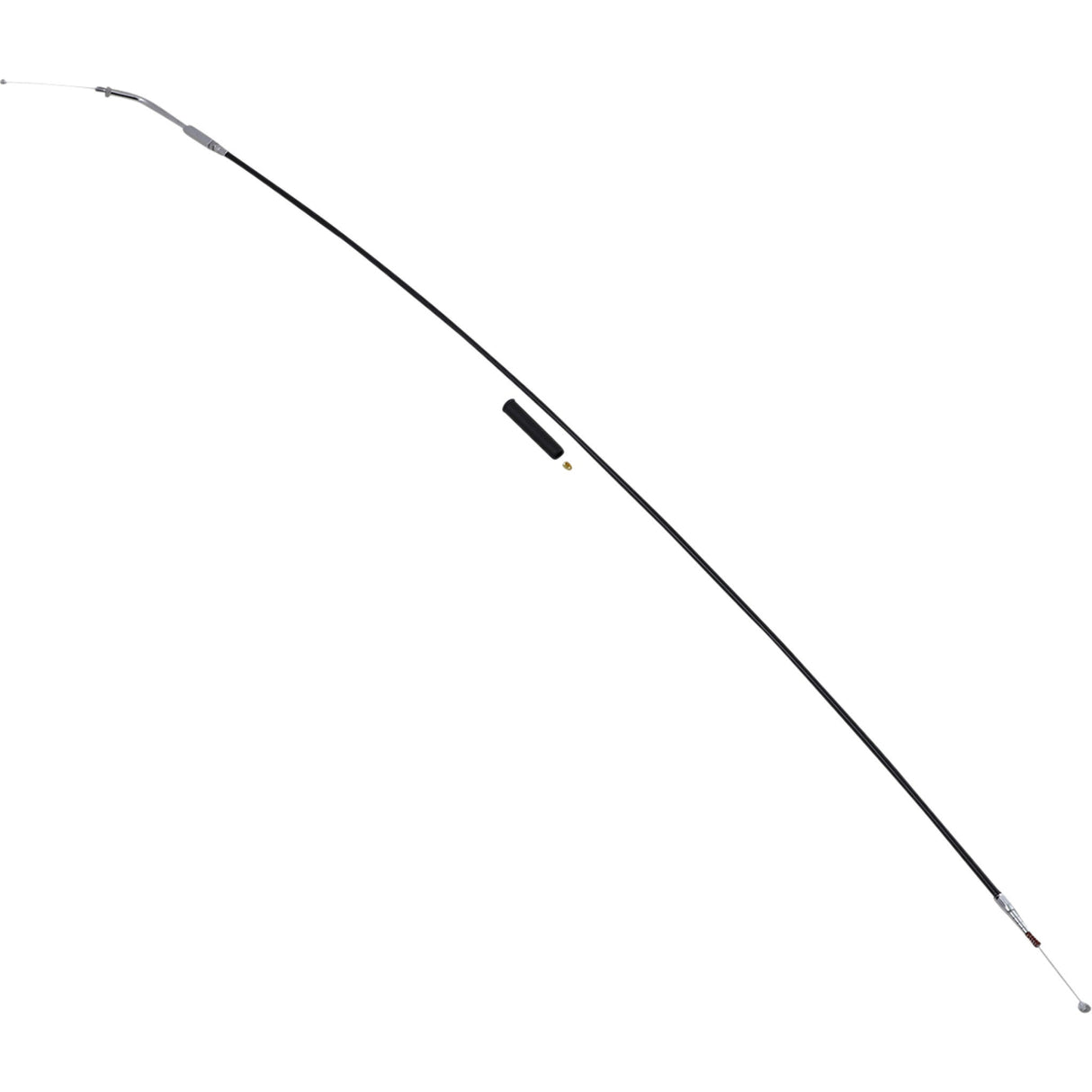 DRAG SPECIALTIES Black Vinyl Cable Idle