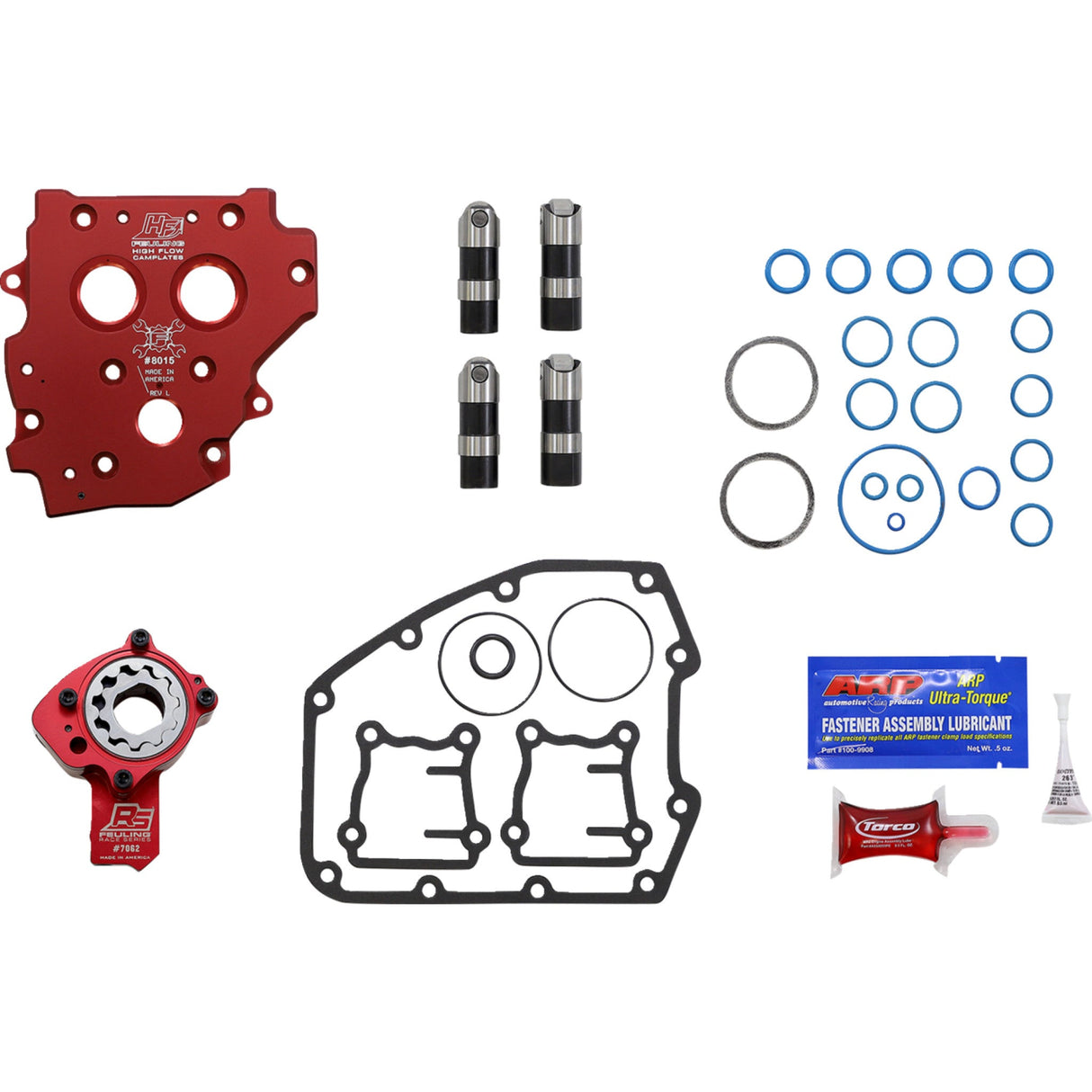 FEULING OIL PUMP CORP. 0932-0291 7075ST Race Series® Oil System Pack - Race Series® Oil System Kit - Twin Cam