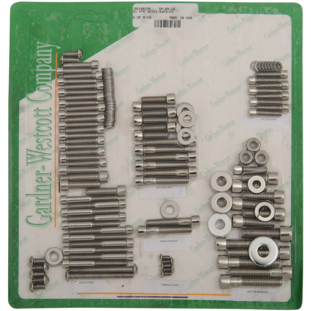 Gardner-Westcott Bolt Kit - SP-88-79 For Harley Softail / 15th Anniversary 2000-2006